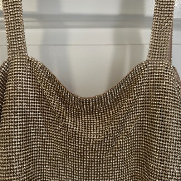 SNDYS AUDRINA TOP // GOLD - Picture 3 of 8